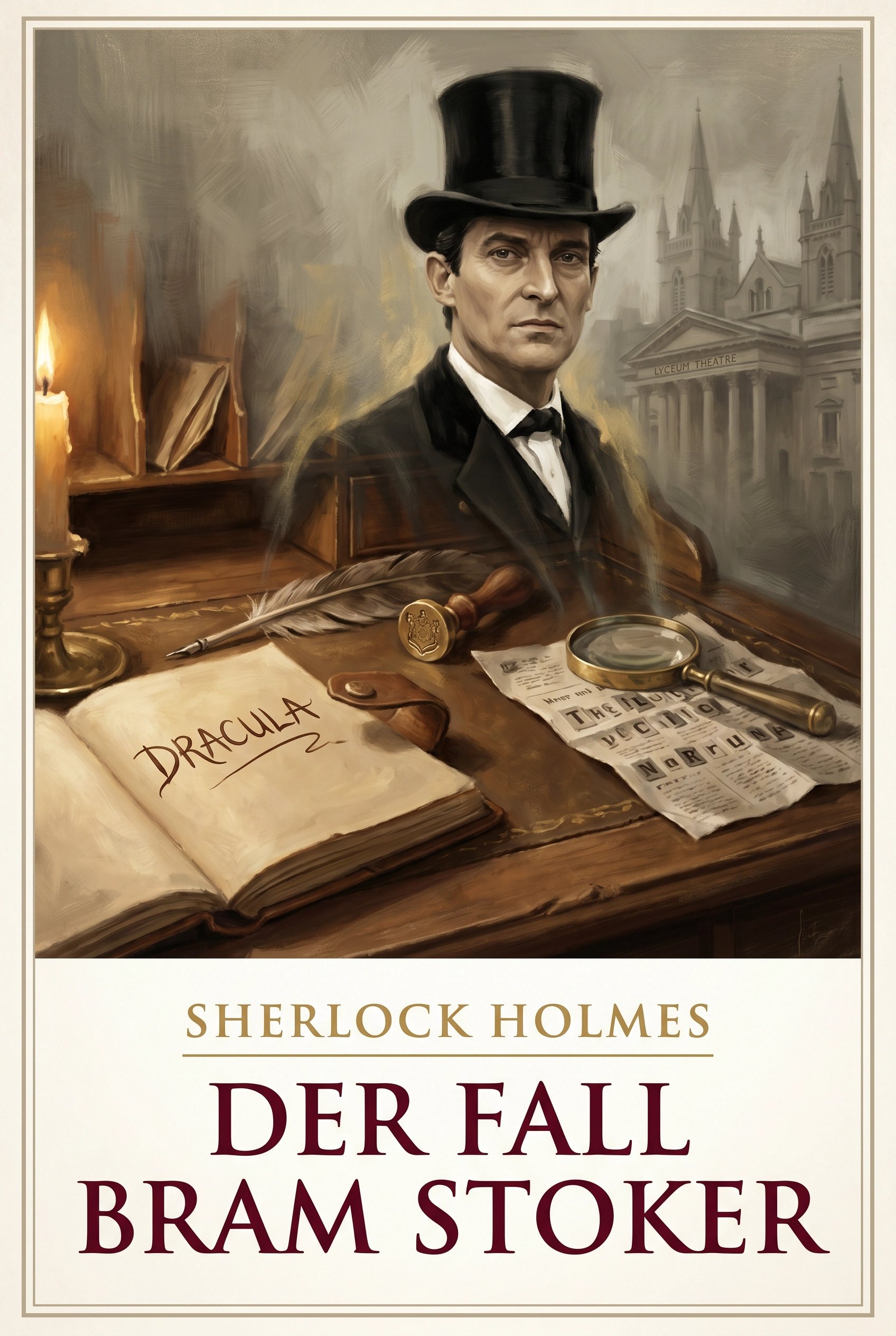 Cover of the German edition Der Fall Bram Stoker